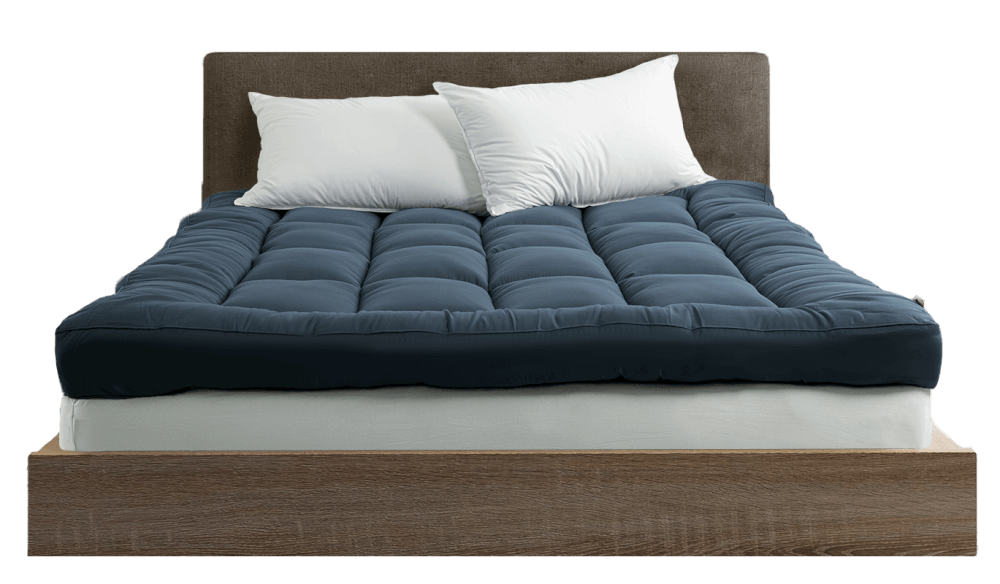 แผ่นรองนอน 3.5 ฟุต IBED รุ่นเอ็กซ์ตร้า (ลายตาราง) หนา 5 นิ้ว DENIM